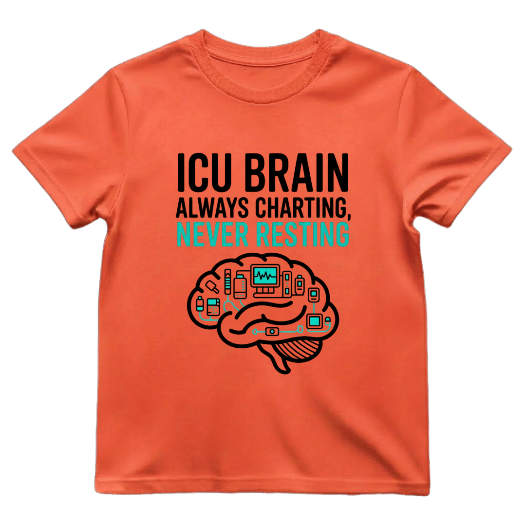 ICU Brain—Never Resting Tee