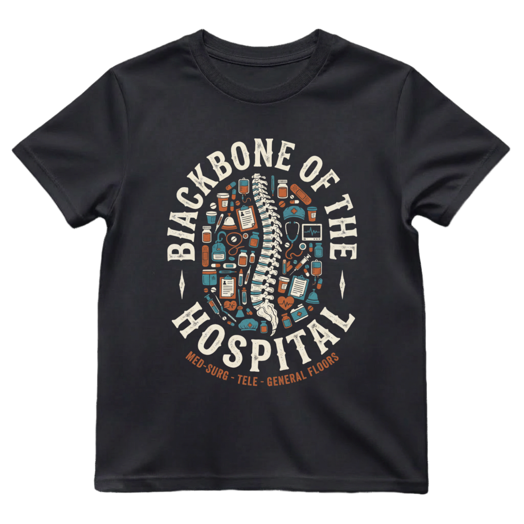 Hospital Spine Tee—Backbone of the Hospital