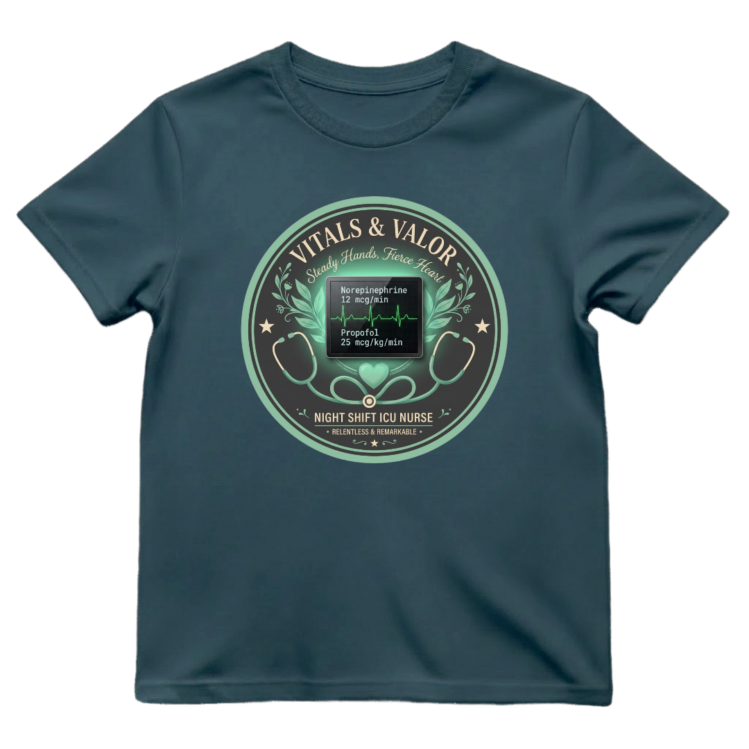 Night Shift ICU—Vitals & Valor Badge