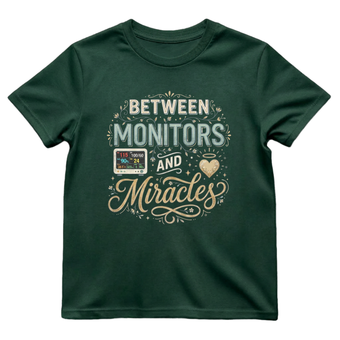 Between Monitors & Miracles Tee