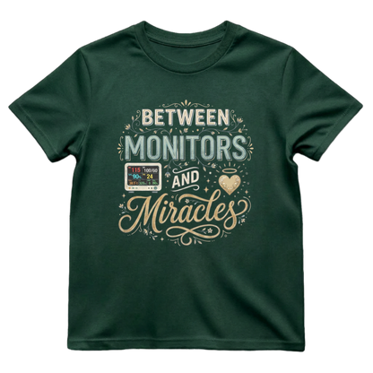 Between Monitors & Miracles Tee