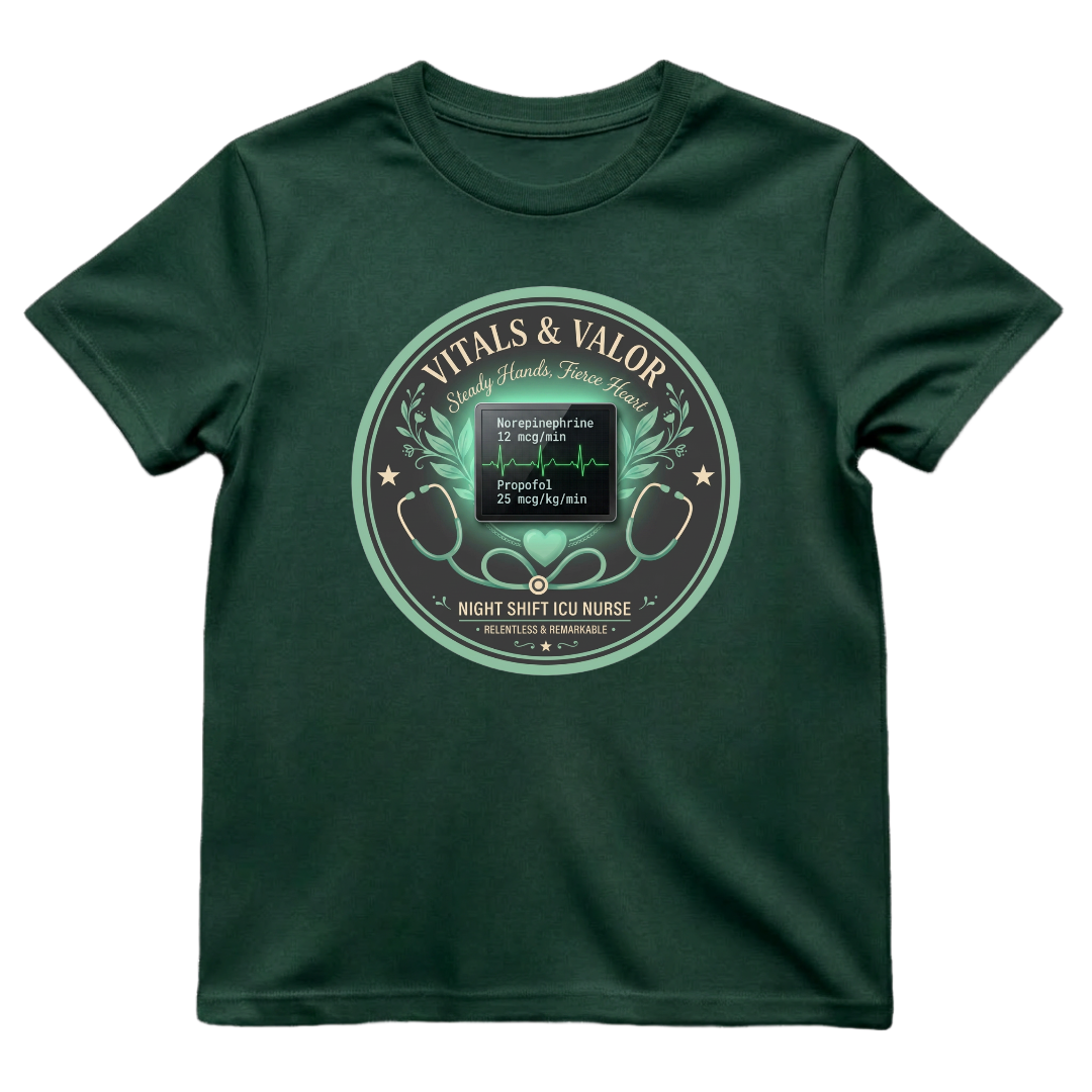 Night Shift ICU—Vitals & Valor Badge