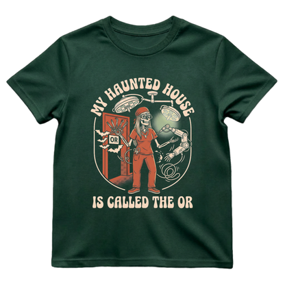 My Haunted House Is Called The OR Nurse Shirt | Operating Room Halloween Tee