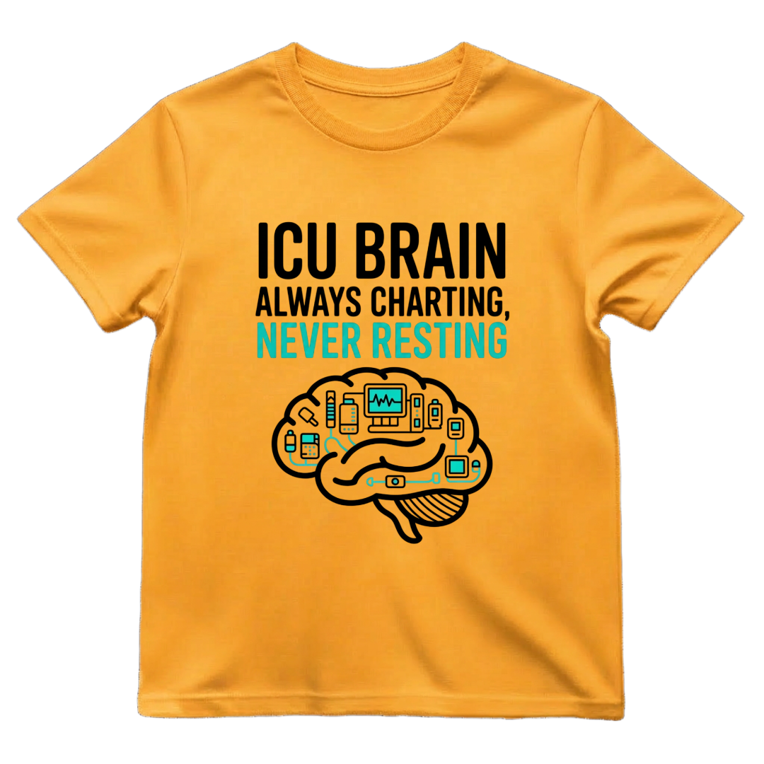 ICU Brain—Never Resting Tee