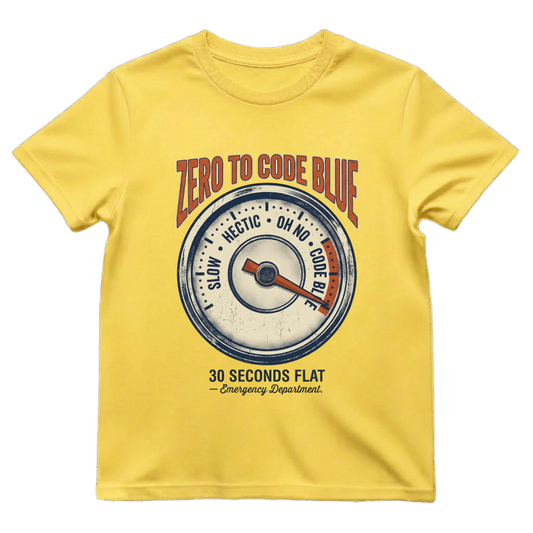 Zero to Code Blue Tee