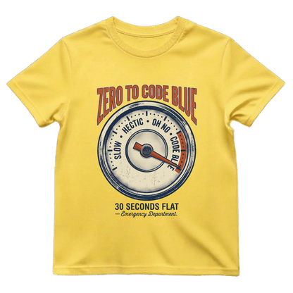 Zero to Code Blue Tee