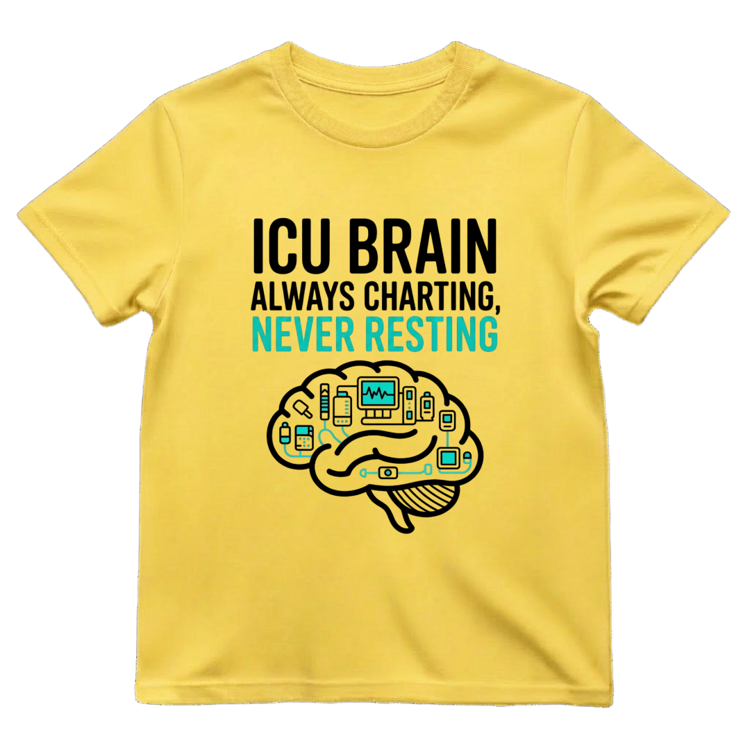 ICU Brain—Never Resting Tee