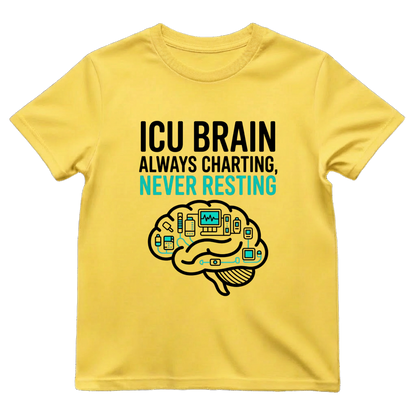 ICU Brain—Never Resting Tee