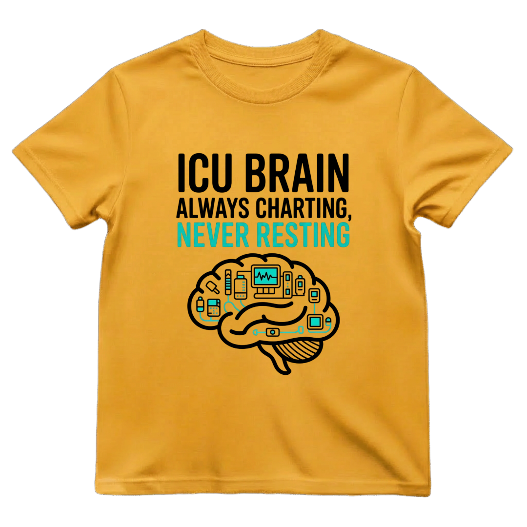 ICU Brain—Never Resting Tee