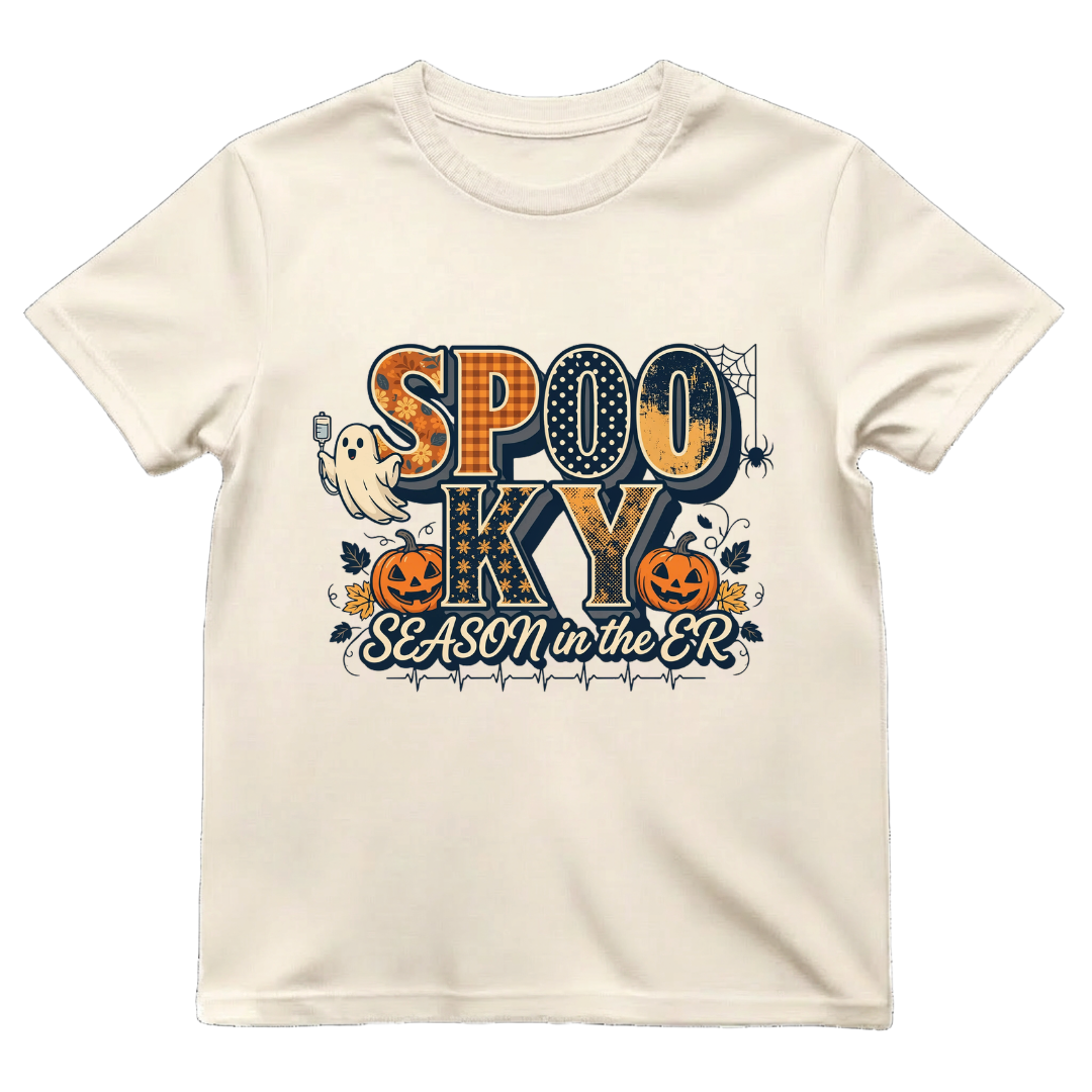 Spooky Season In The ER Shirt | Funny ER Nurse Halloween Tee