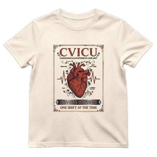CVICU Saving Hearts Tee