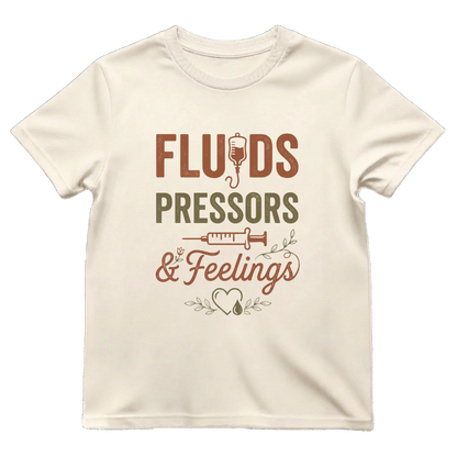 Fluids, Pressors & Feelings Nurse Tee
