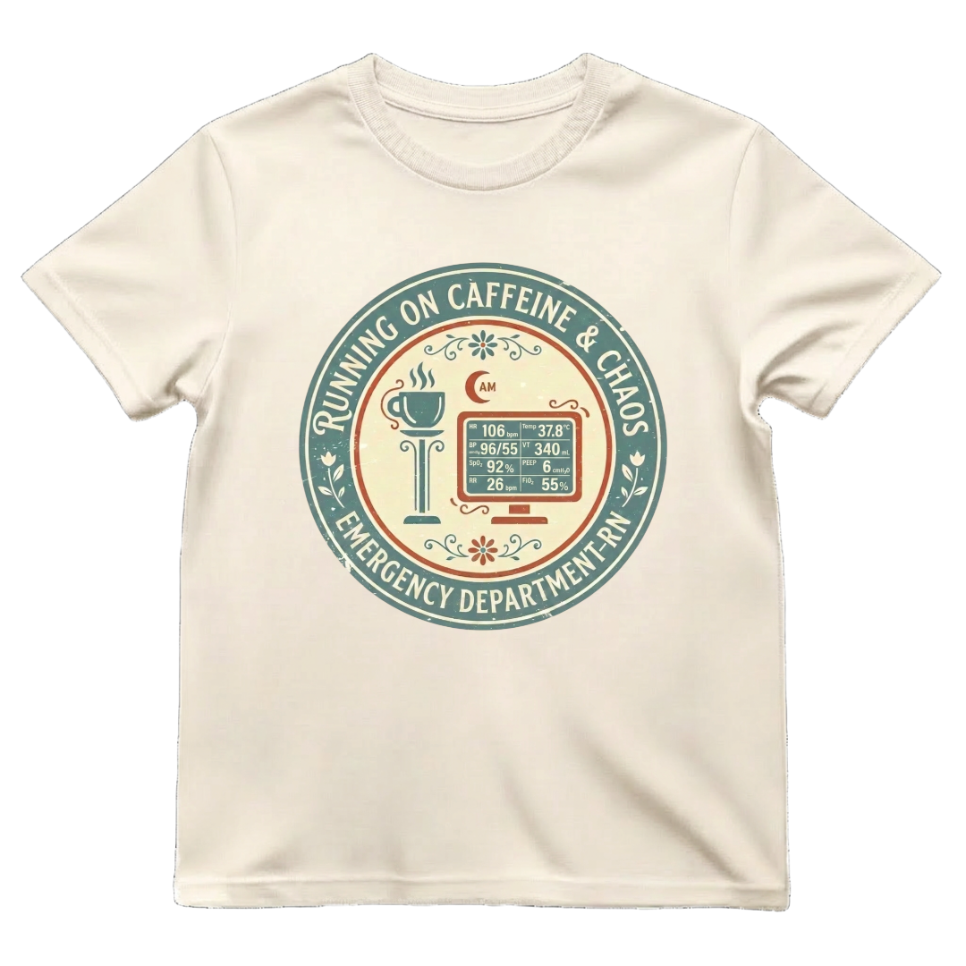 Caffeine & ER Chaos Tee