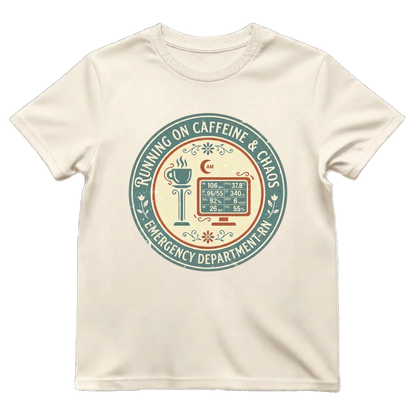 Caffeine & ER Chaos Tee