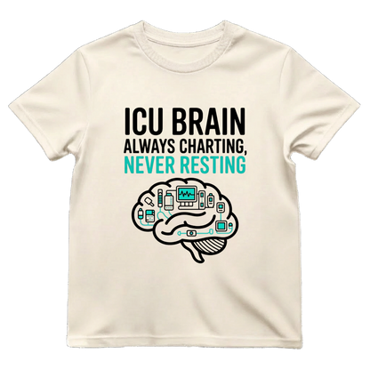 ICU Brain—Never Resting Tee