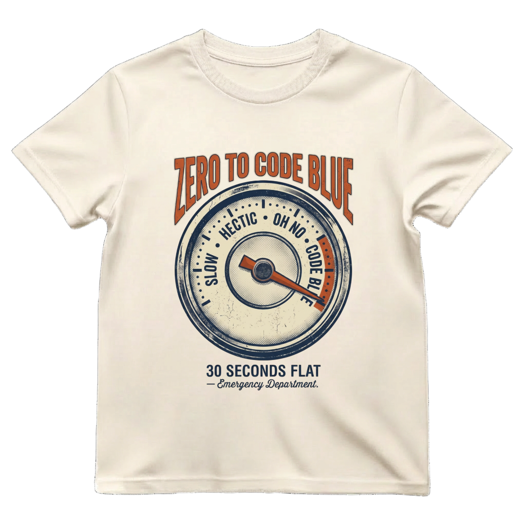 Zero to Code Blue Tee