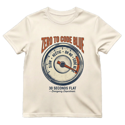 Zero to Code Blue Tee