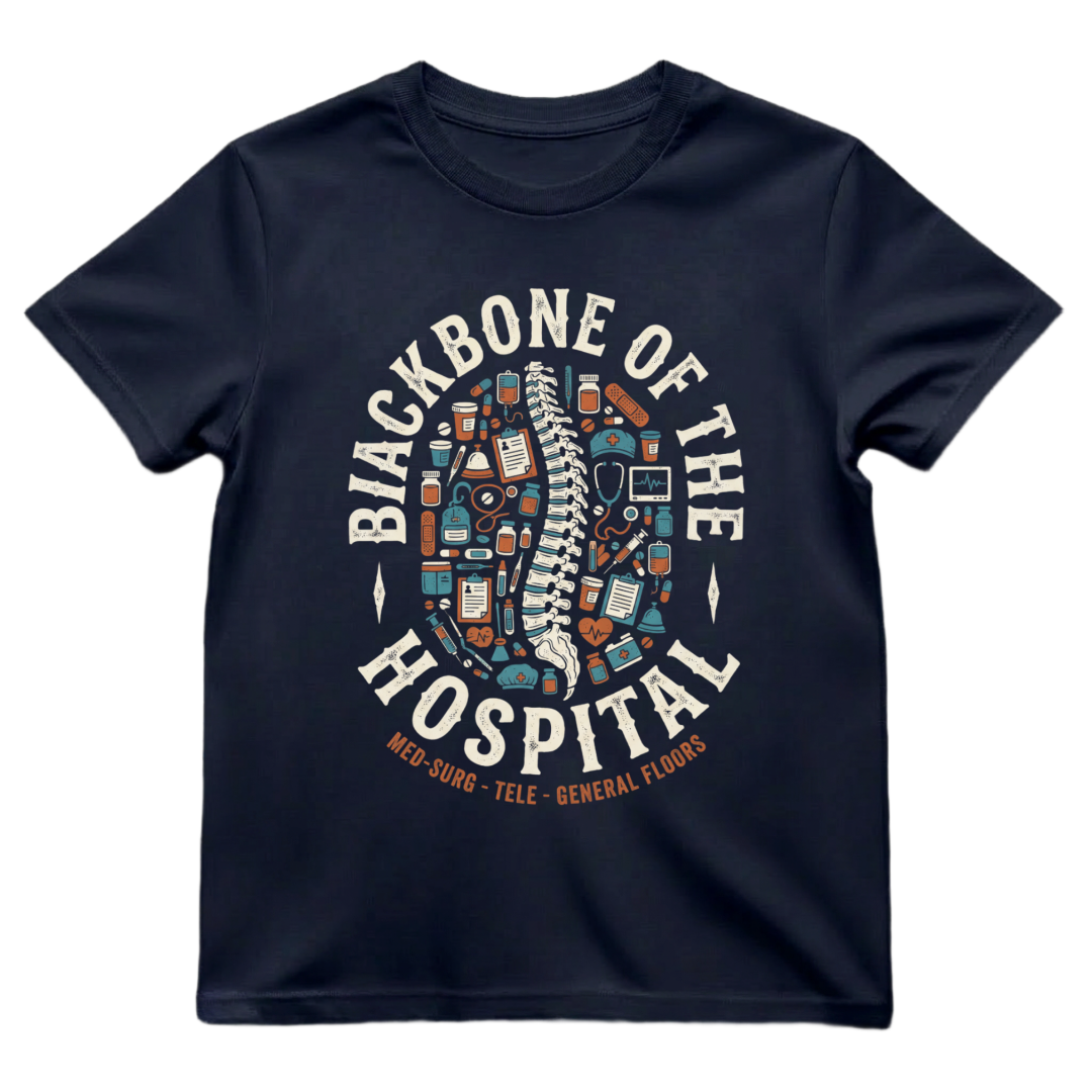Hospital Spine Tee—Backbone of the Hospital