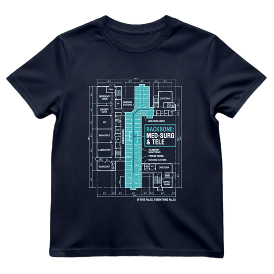 Backbone of the Hospital Med-Surg Nurse Shirt