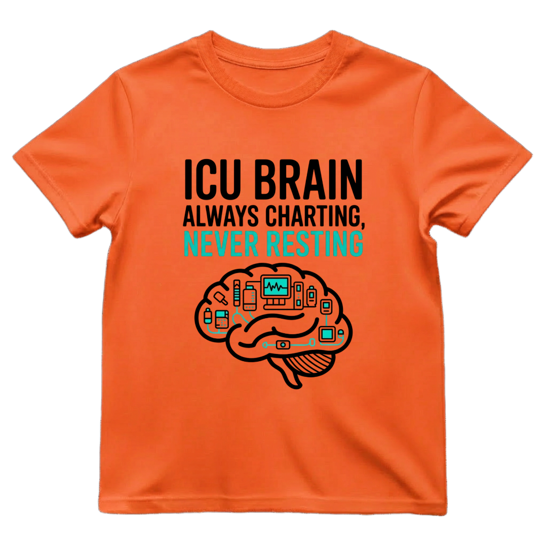 ICU Brain—Never Resting Tee