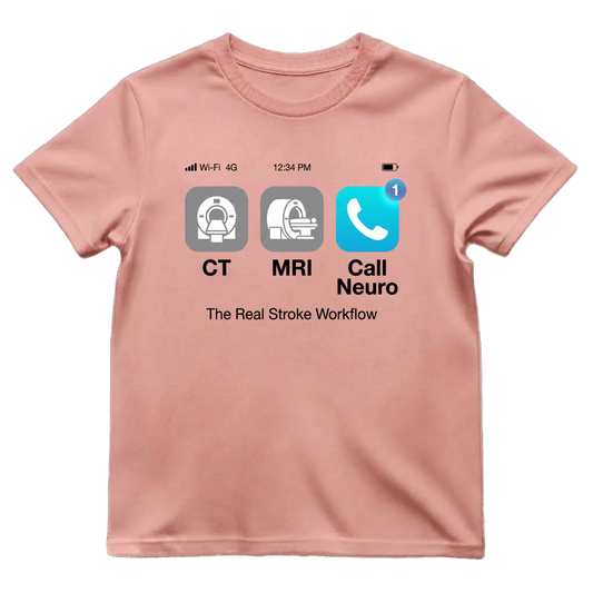 The Real Stroke Workflow Neuro Nurse Shirt