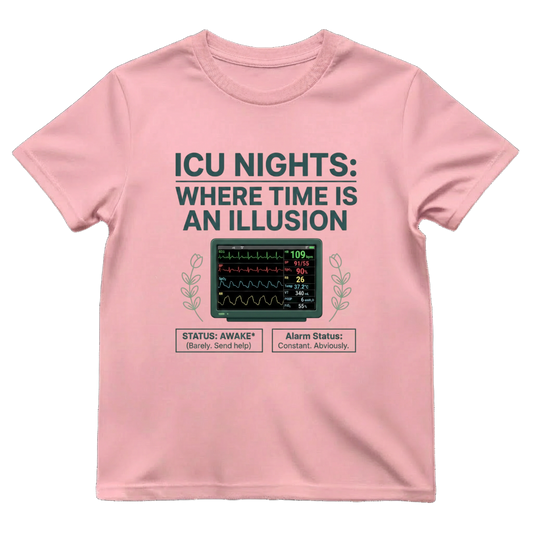 ICU Nights: Time Is an Illusion Nurse Shirt