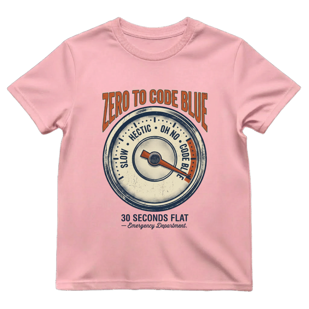 Zero to Code Blue Tee