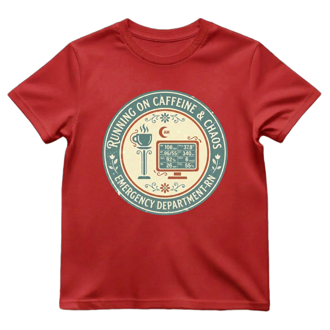 Caffeine & ER Chaos Tee