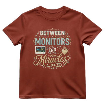 Between Monitors & Miracles Tee