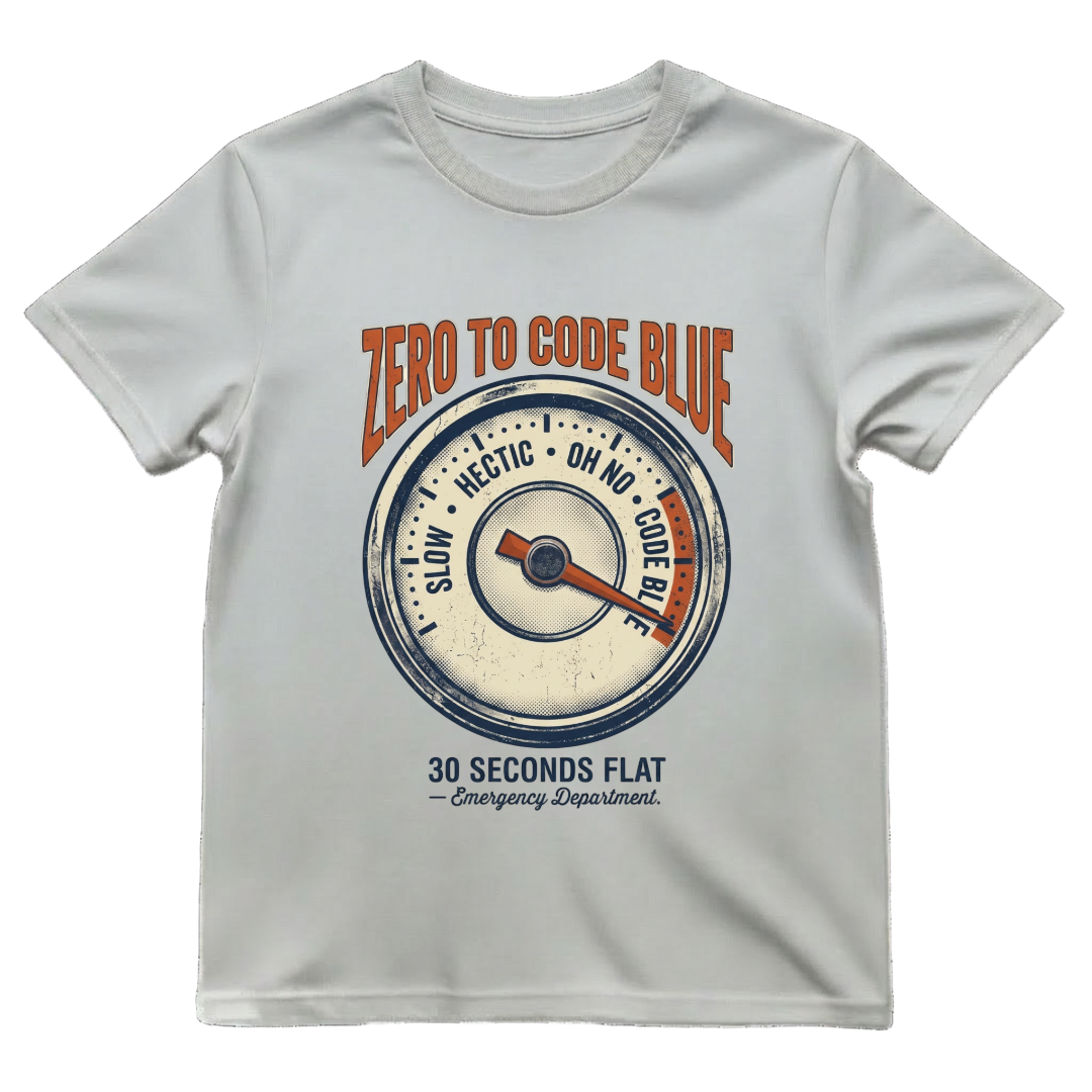 Zero to Code Blue Tee