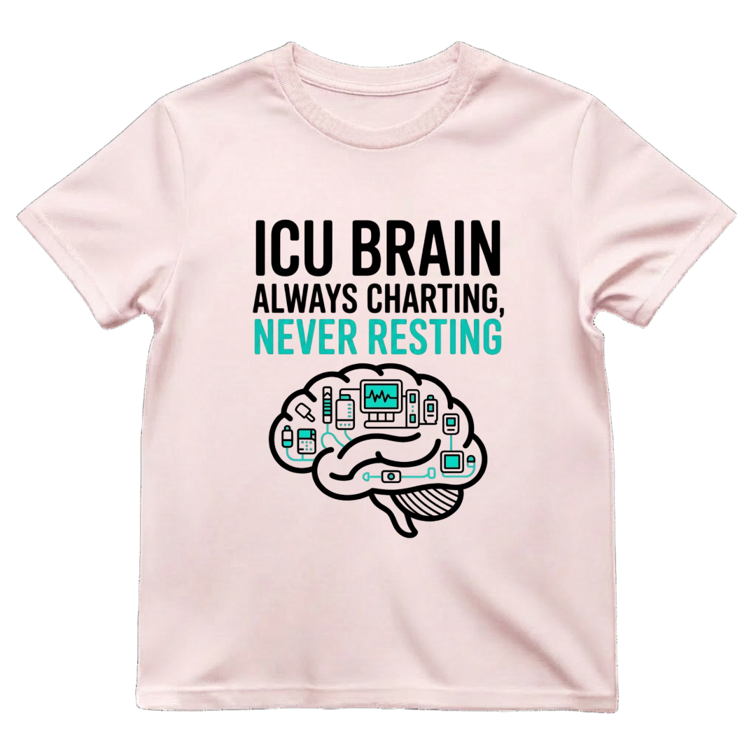 ICU Brain—Never Resting Tee