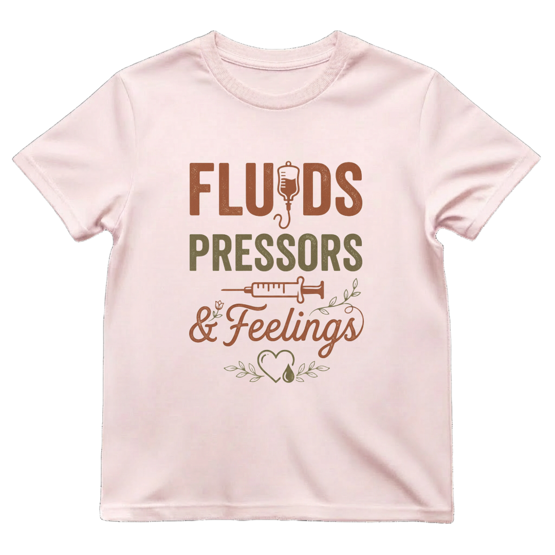 Fluids, Pressors & Feelings Nurse Tee
