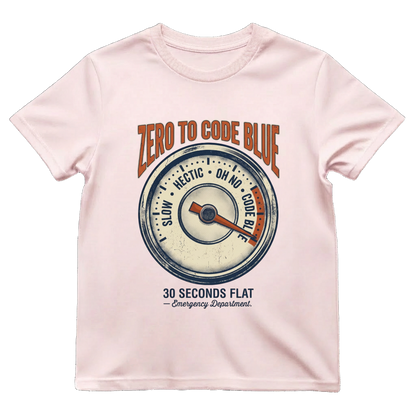 Zero to Code Blue Tee