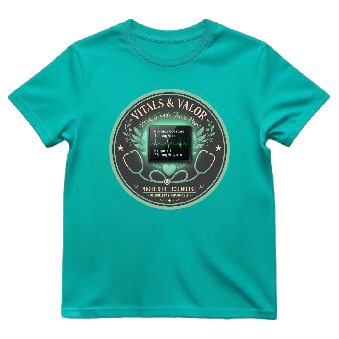 Night Shift ICU—Vitals & Valor Badge