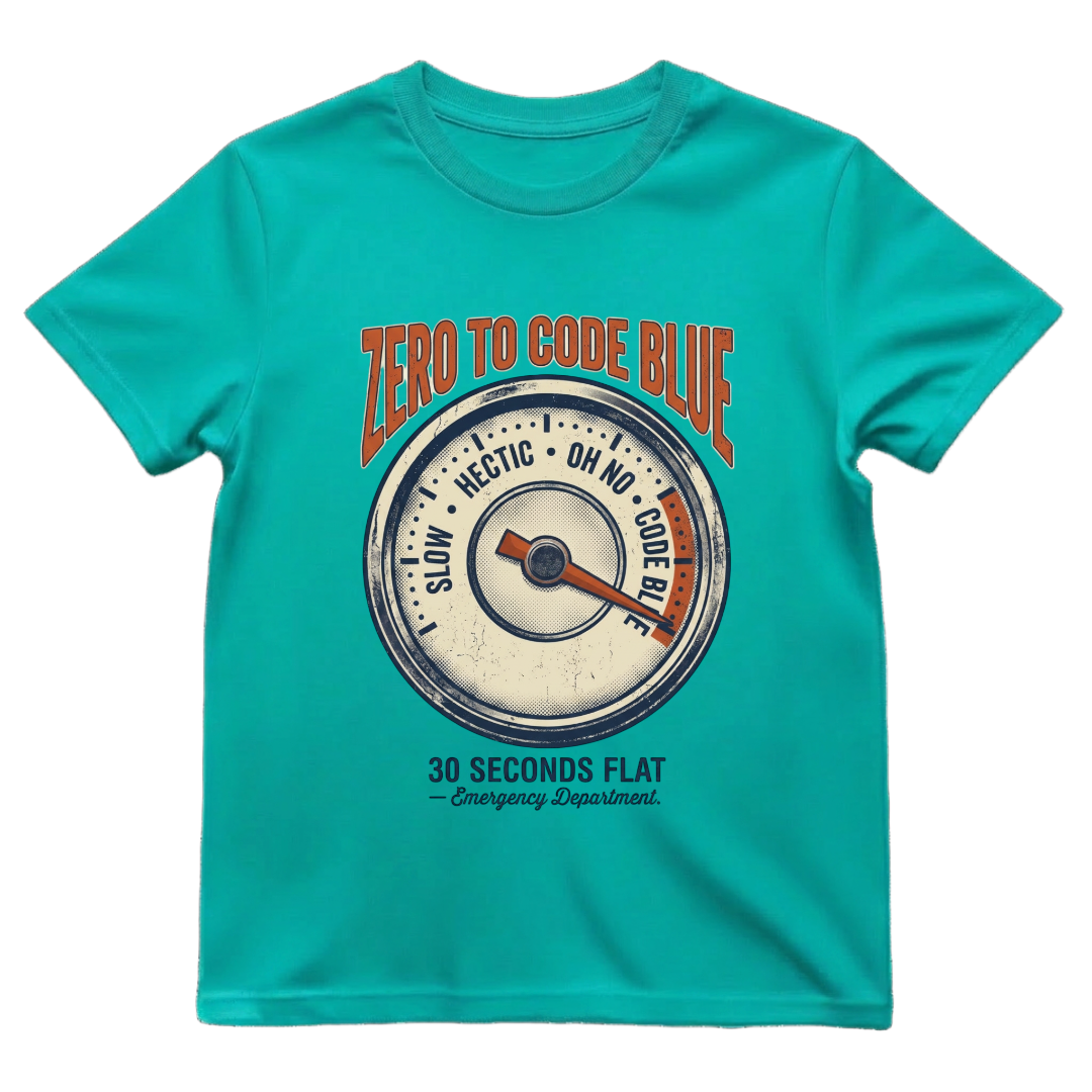 Zero to Code Blue Tee