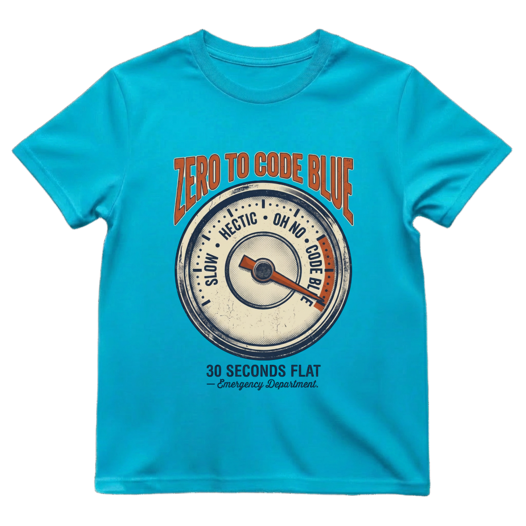 Zero to Code Blue Tee