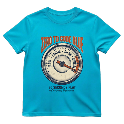 Zero to Code Blue Tee