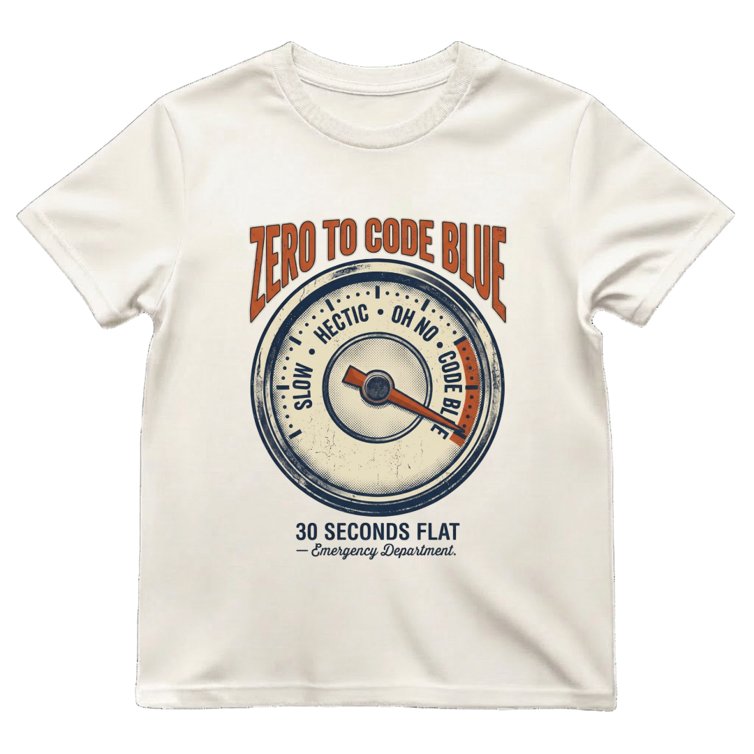 Zero to Code Blue Tee