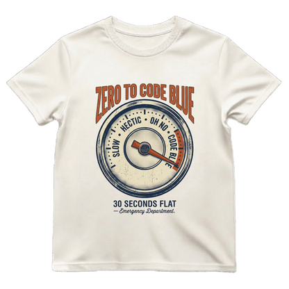 Zero to Code Blue Tee