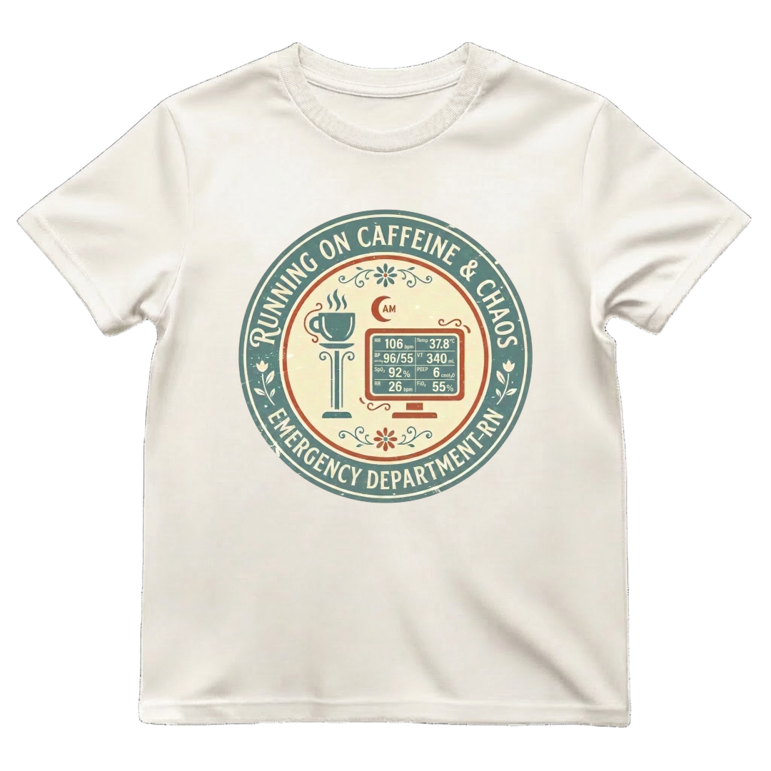 Caffeine & ER Chaos Tee