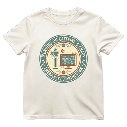 Caffeine & ER Chaos Tee