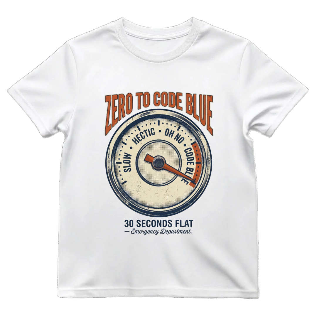 Zero to Code Blue Tee