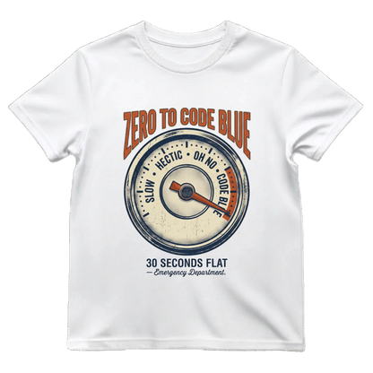 Zero to Code Blue Tee