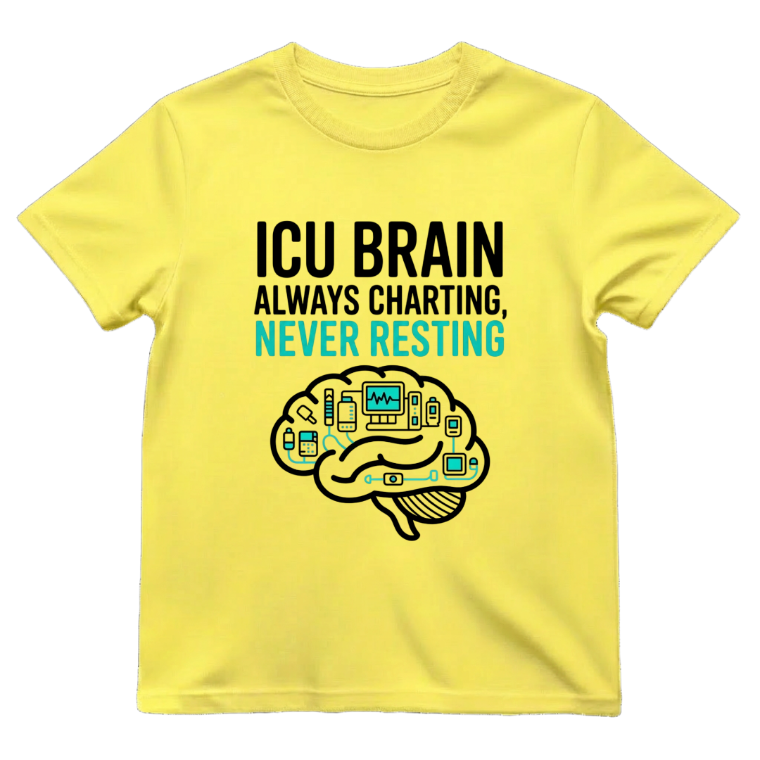 ICU Brain—Never Resting Tee