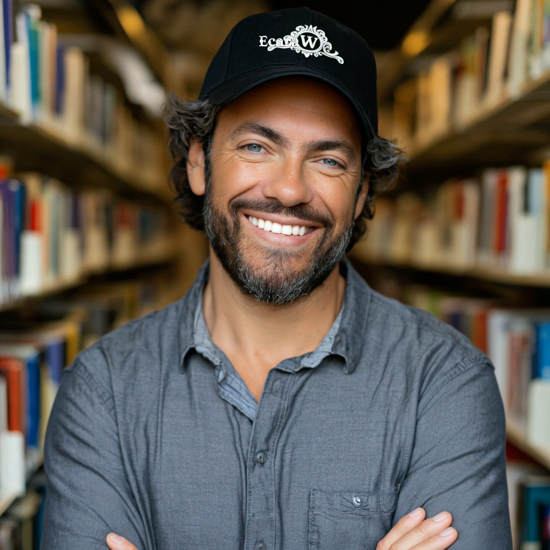 Embroidered Letter W Denim Hat