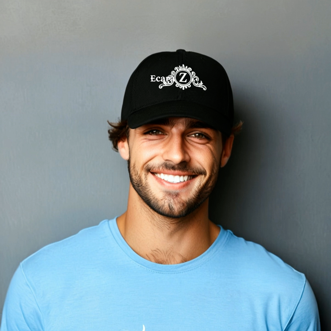 Embroidered Letter Z Denim Hat