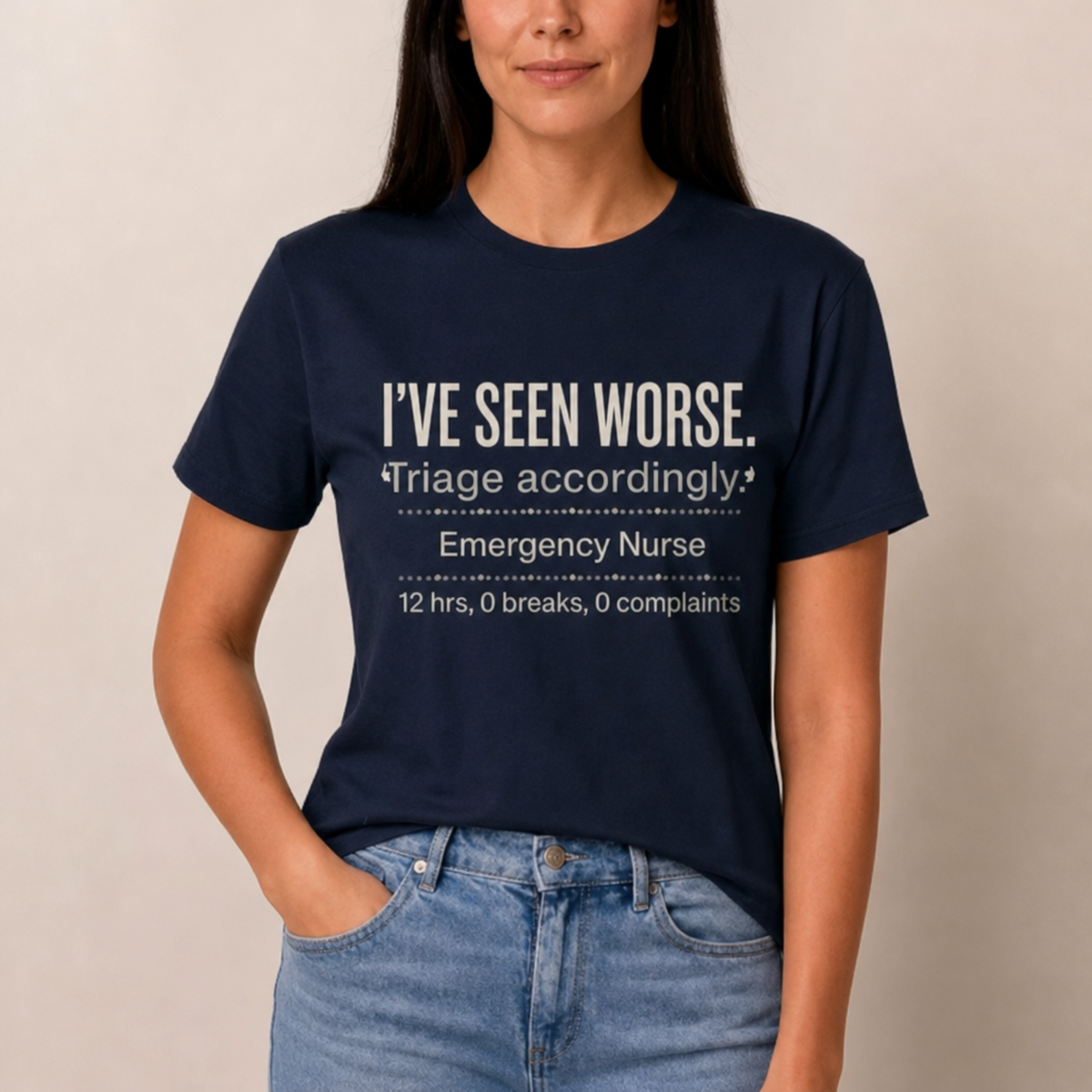 Triage Accordingly ER Nurse T-shirt | Funny ER Tee