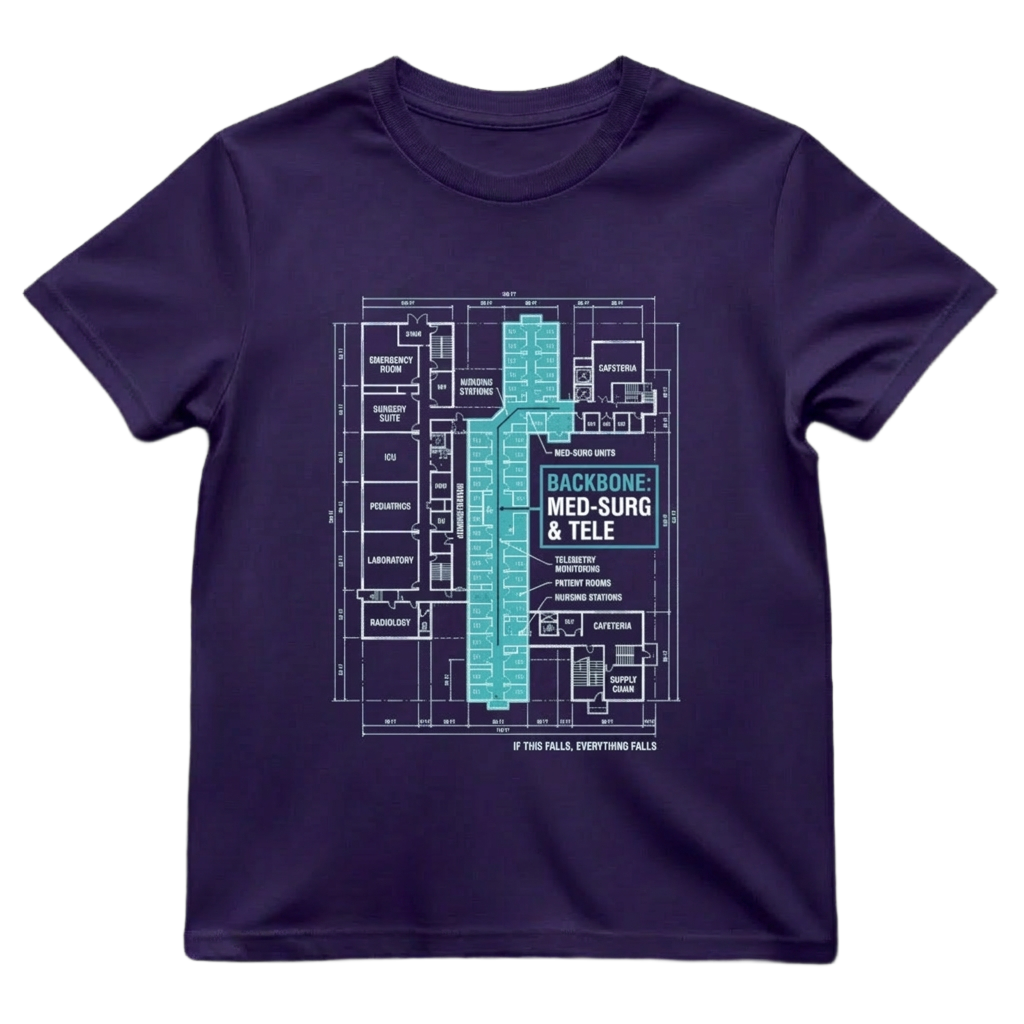 Backbone of the Hospital Med-Surg Nurse Shirt
