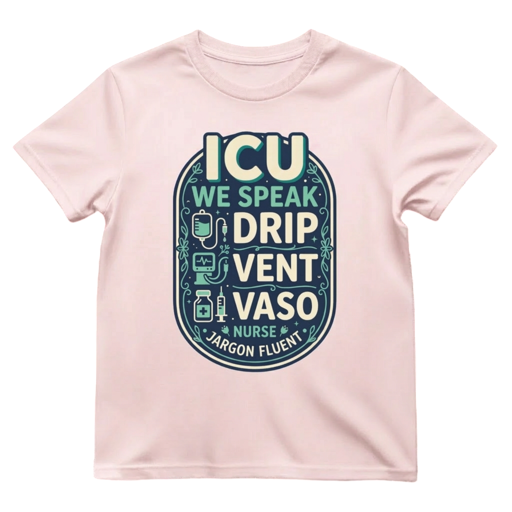 Fluent in ICU Nurse Shirt | Critical Care Tee